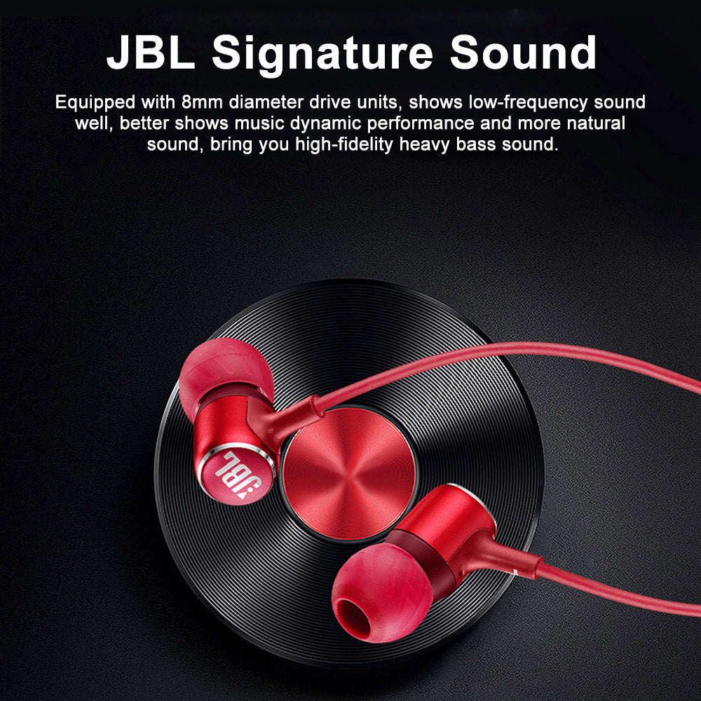 JBL LIVE100 Wired In-Ear Headphones with Mic & Line Control